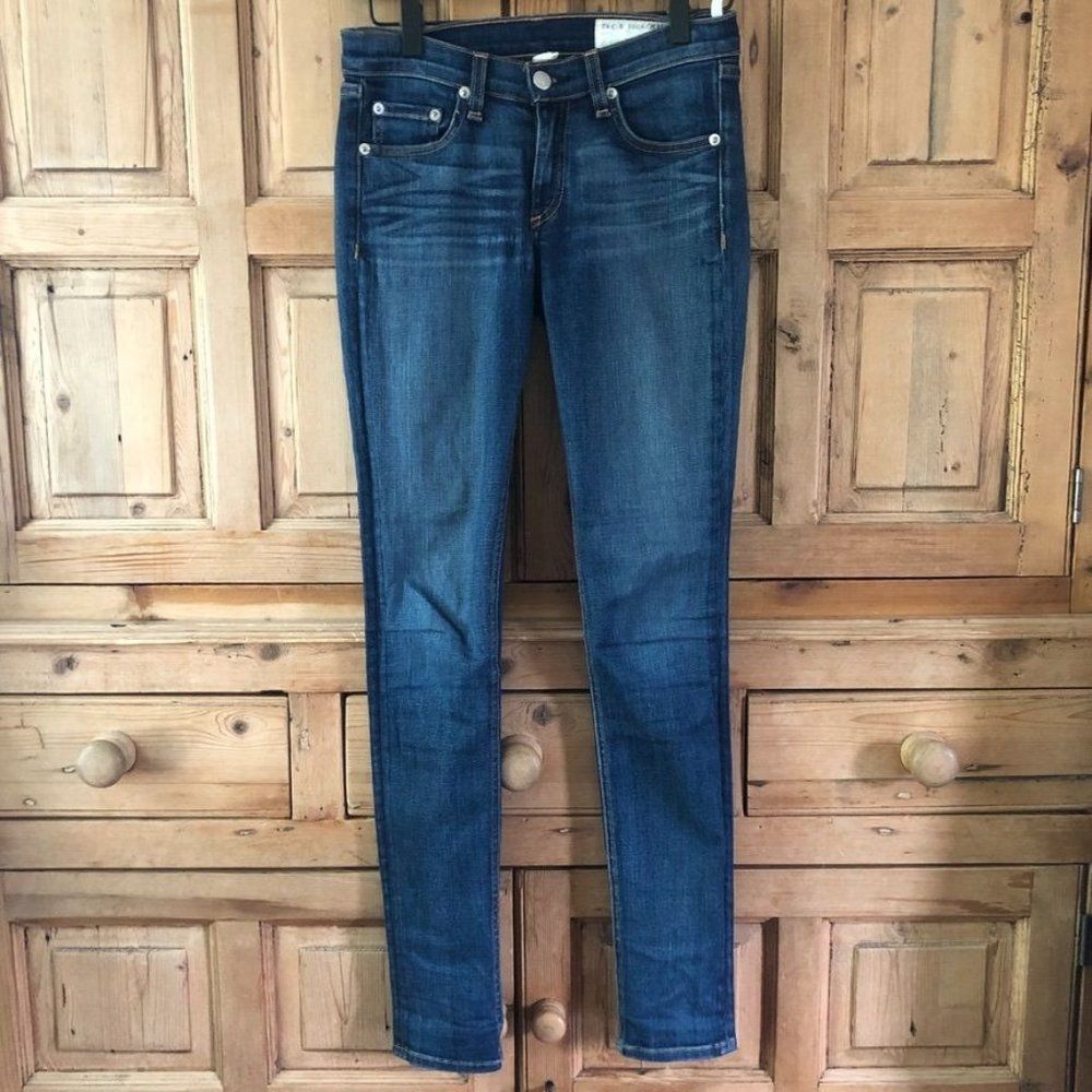 rag & bone Women's Skinny Jeans - Dark Blue